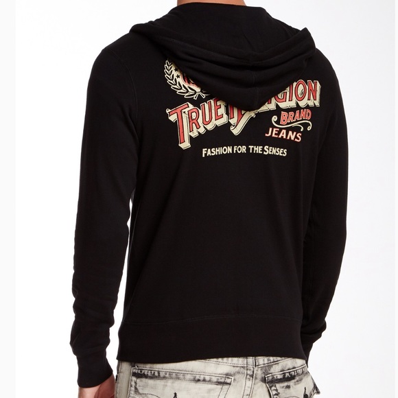 True Religion Other - True Religion Shield Crest Hoodie Black